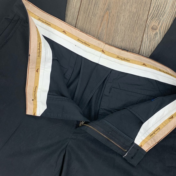 SOLD! Tommy Bahama Cotton Blend Flat Front Pants - Picture 6 of 8